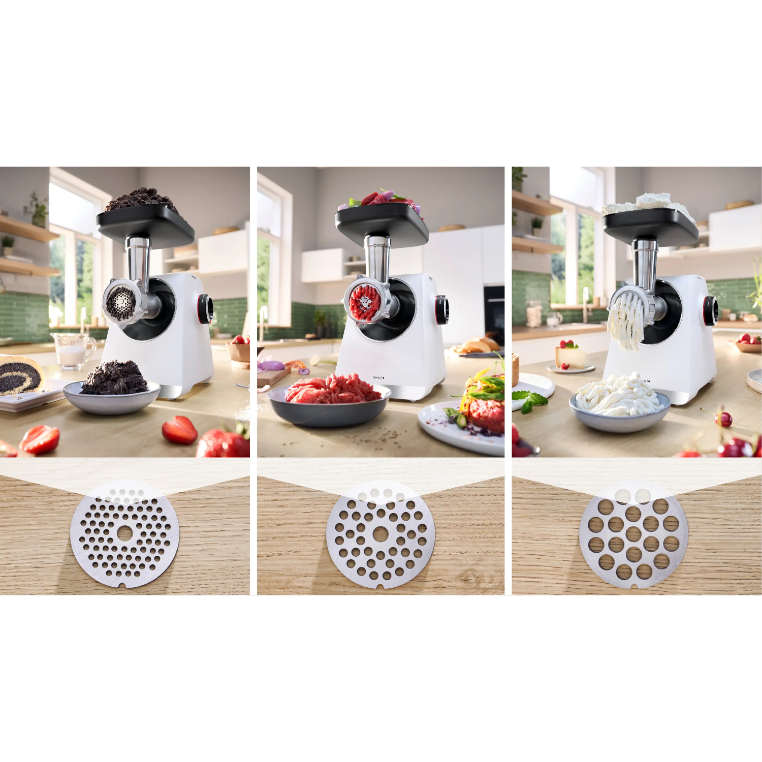 Мясорубка электрическая Bosch MFWS609W, белый в TehnoAdept