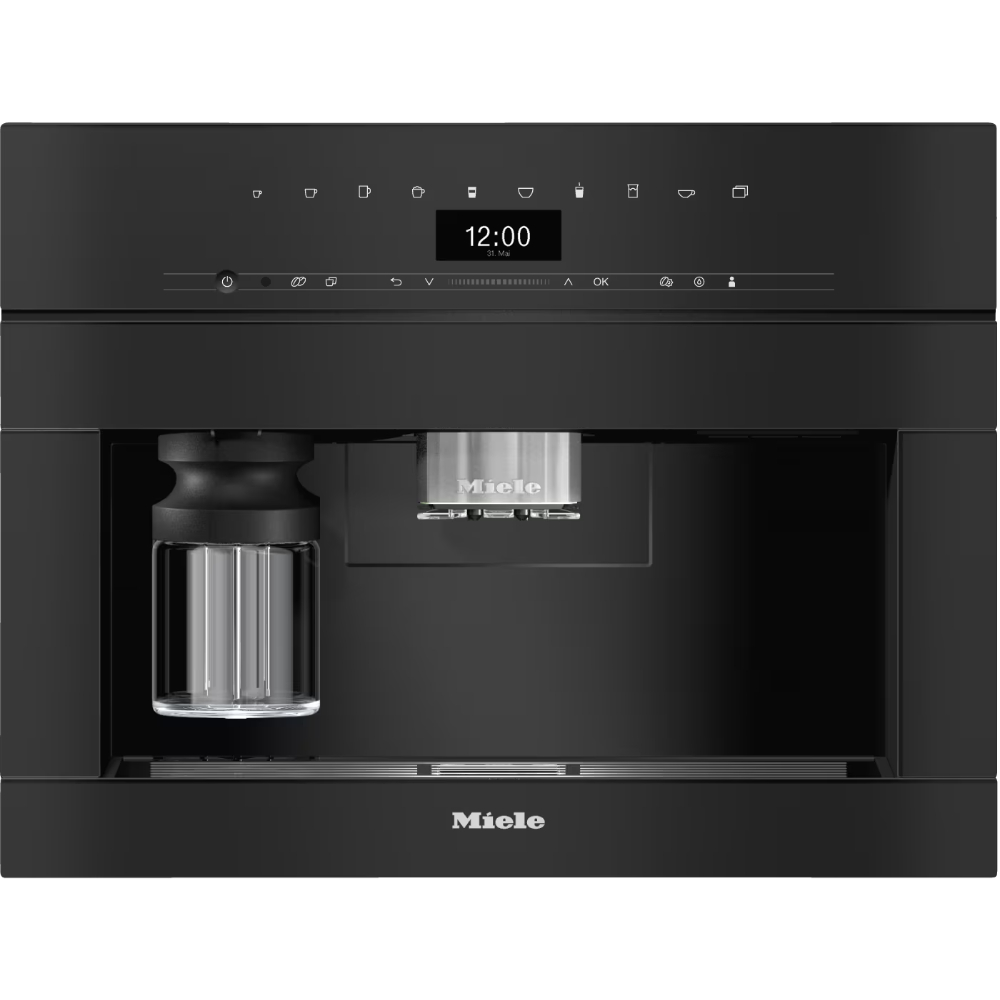 Кофемашина автоматическая встраиваемая Miele CVA 7440 OBSW Obsidian Black, черный обсидиан в TehnoAdept