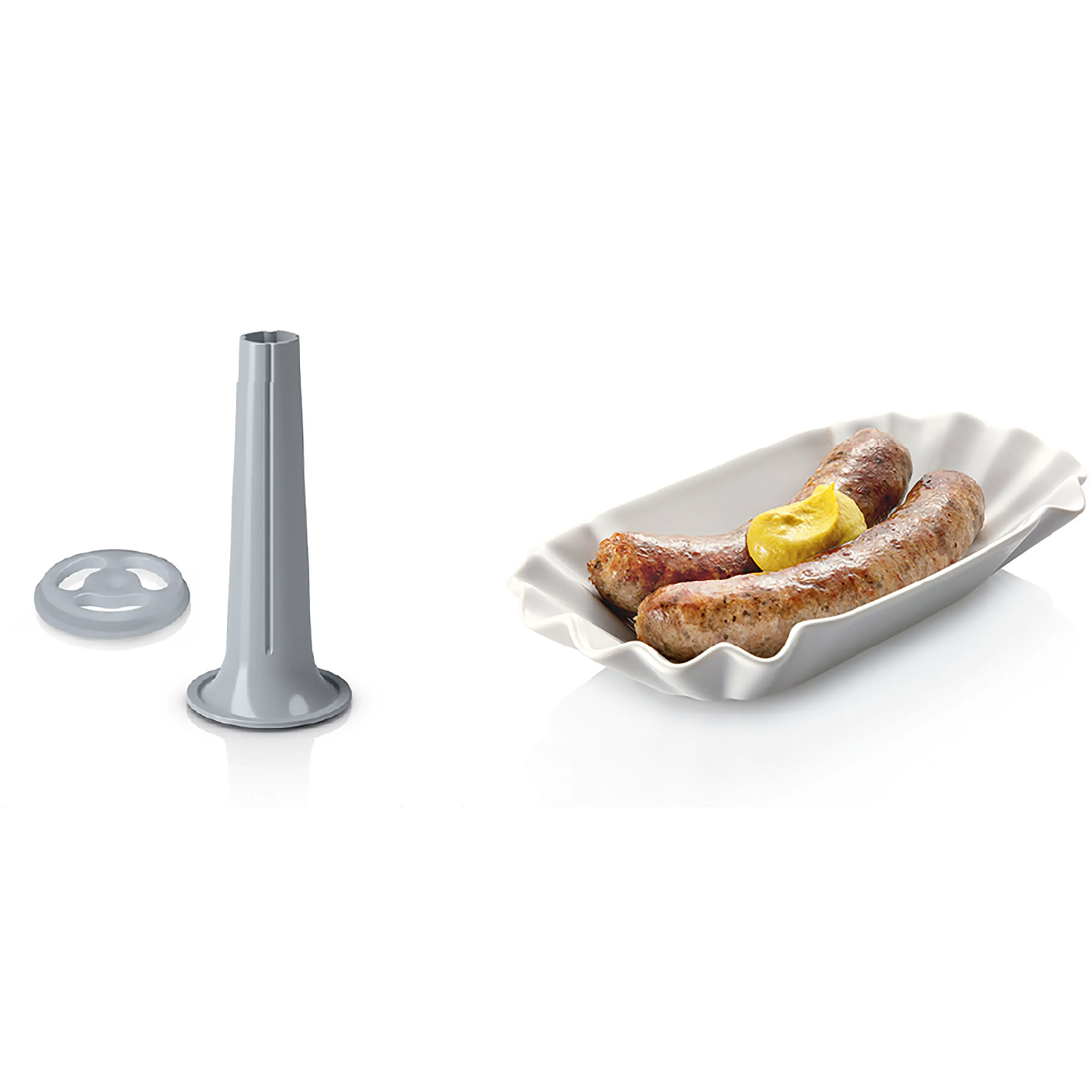 Мясорубка электрическая Bosch MFW45020, белый/серый в TehnoAdept