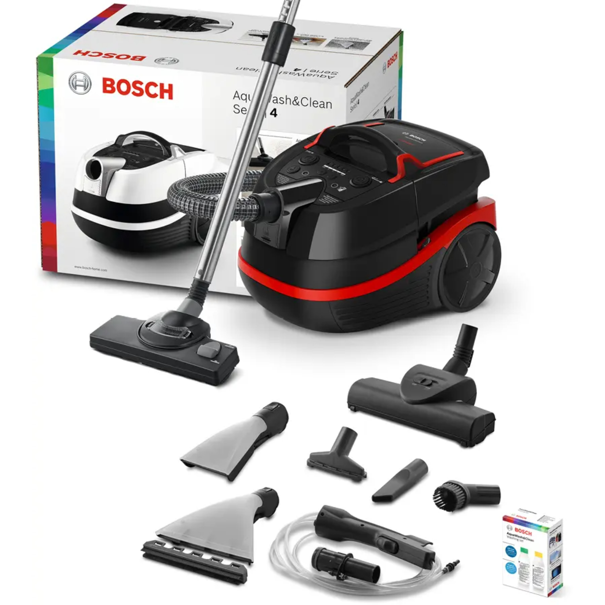 Пылесос моющий Bosch BWD421POW, черный в TehnoAdept