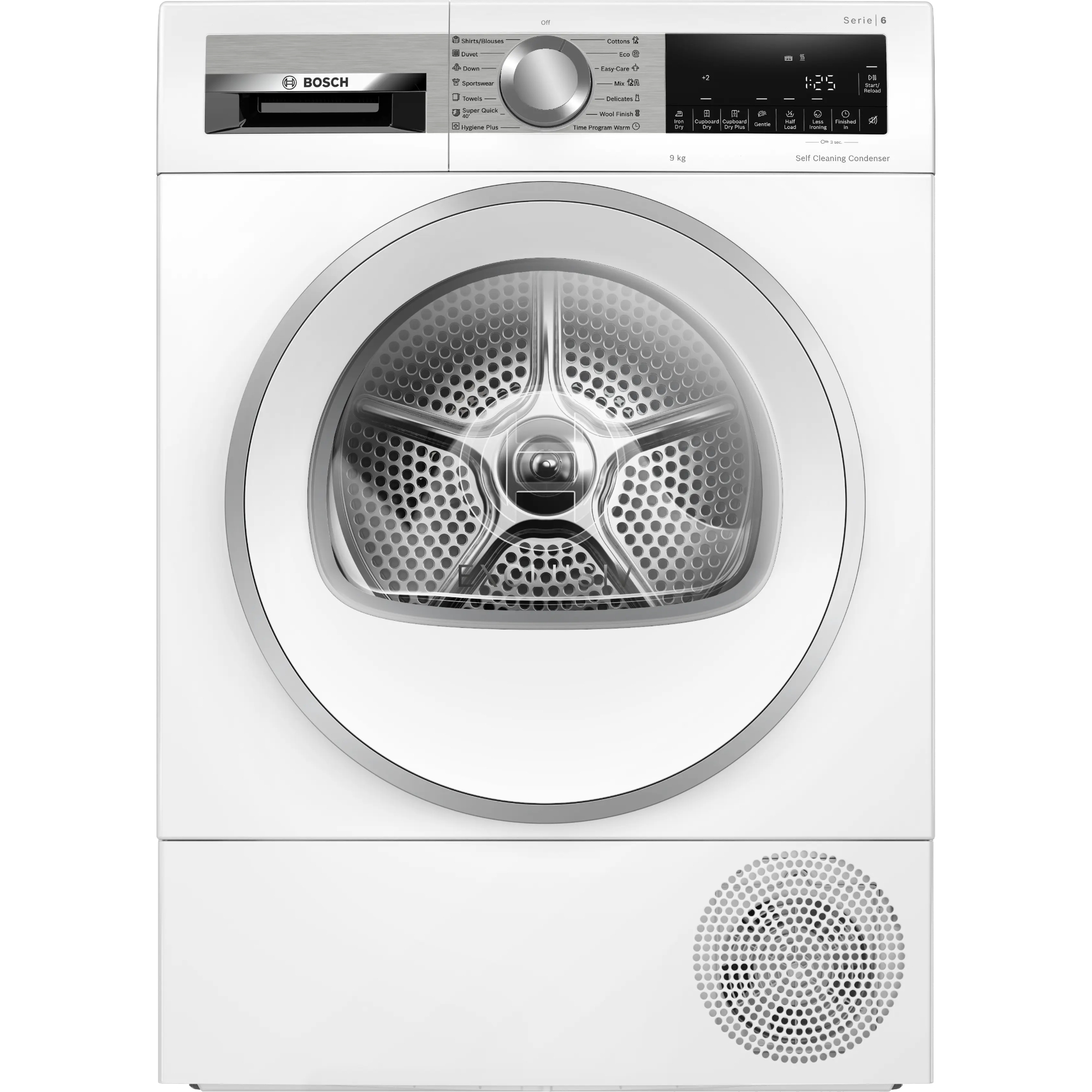 Сушильная машина Bosch WQG24591BY, белый в TehnoAdept