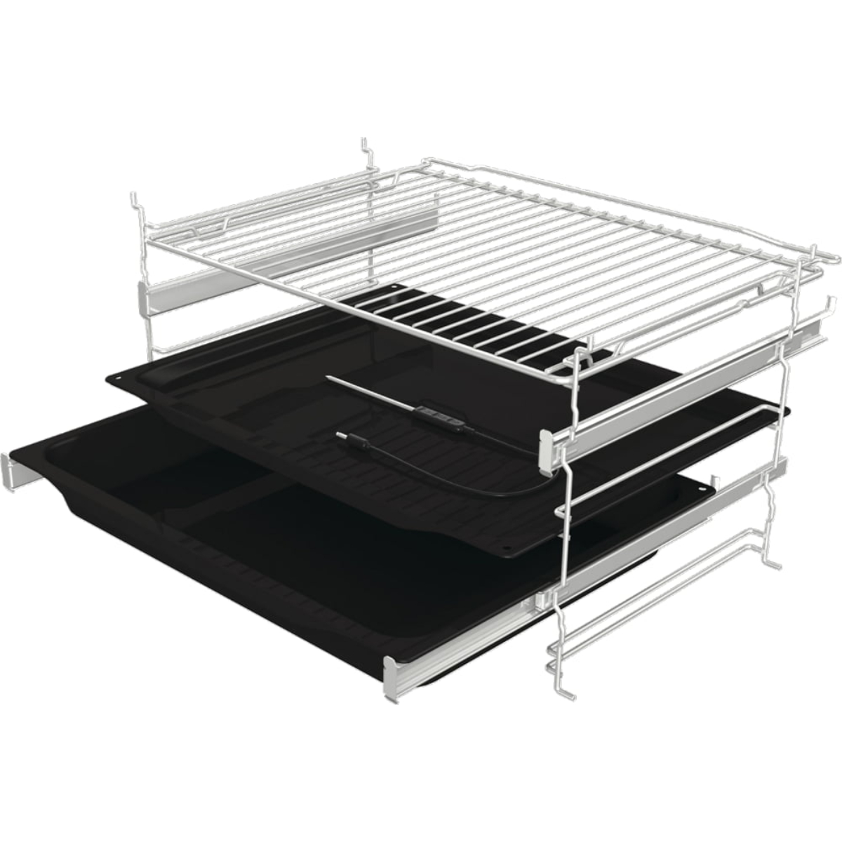 Духовой шкаф электрический Gorenje BOSX6737E09BG, черный в TehnoAdept