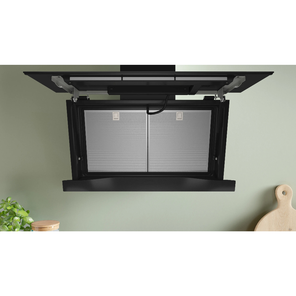 Вытяжка наклонная Bosch DWK91LT65, черный в TehnoAdept