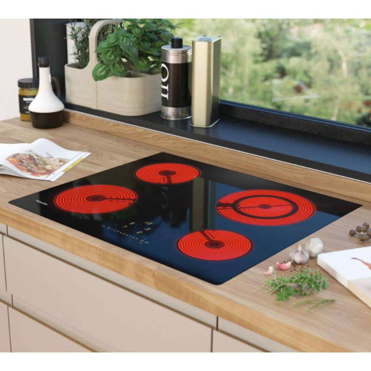 Варочная панель электрическая Miele KM 6520 FL, черный в TehnoAdept
