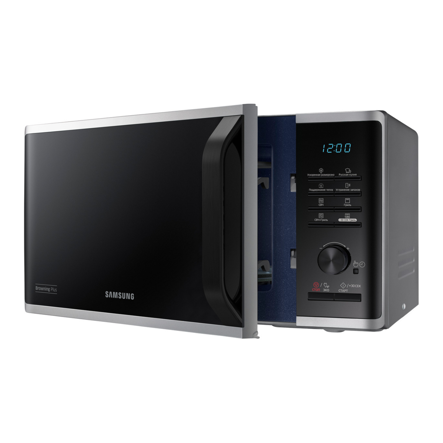 Микроволновая печь Samsung MG23K3515AS, серебристый в TehnoAdept