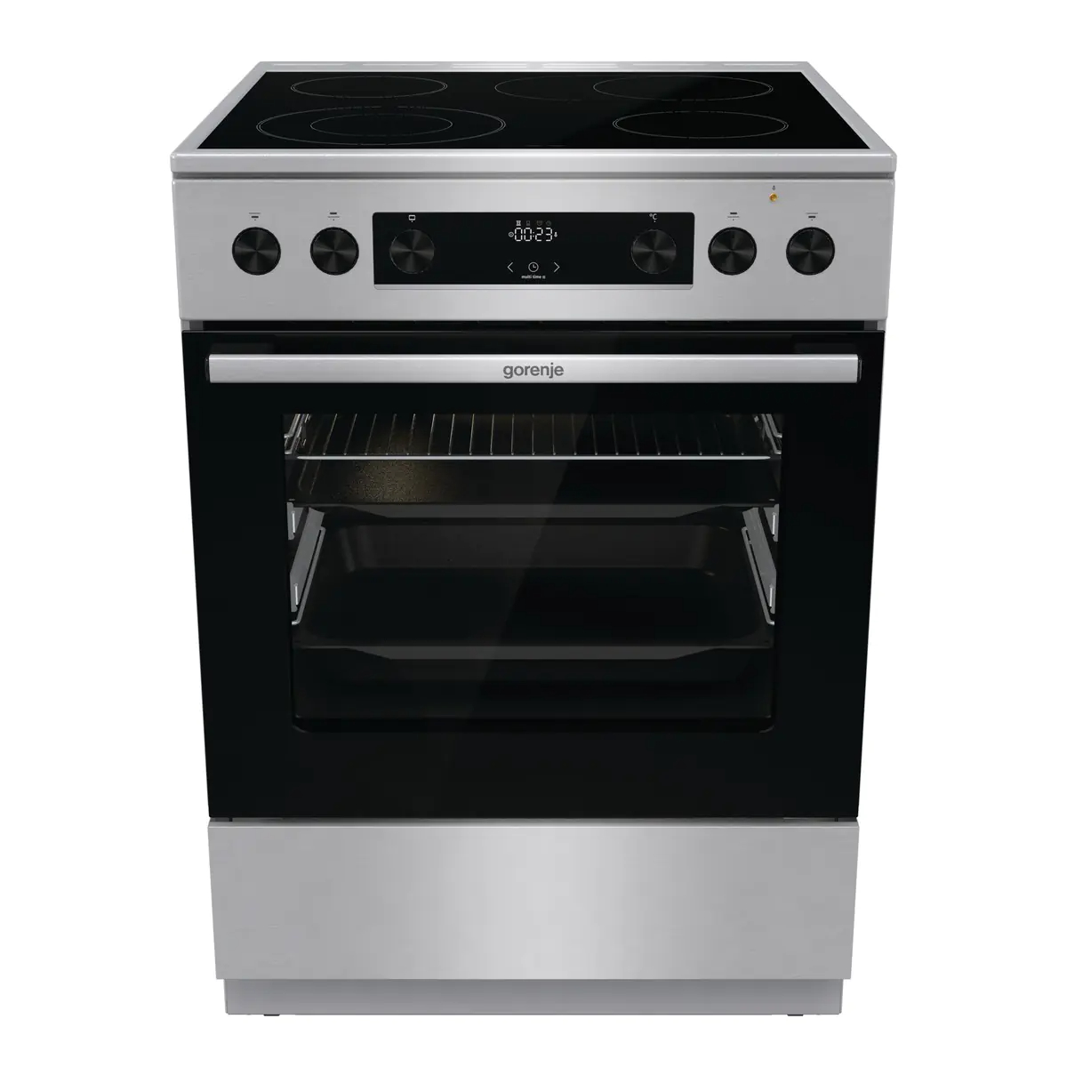 Плита электрическая Gorenje GECS6C70XPA, нержавеющая сталь в TehnoAdept