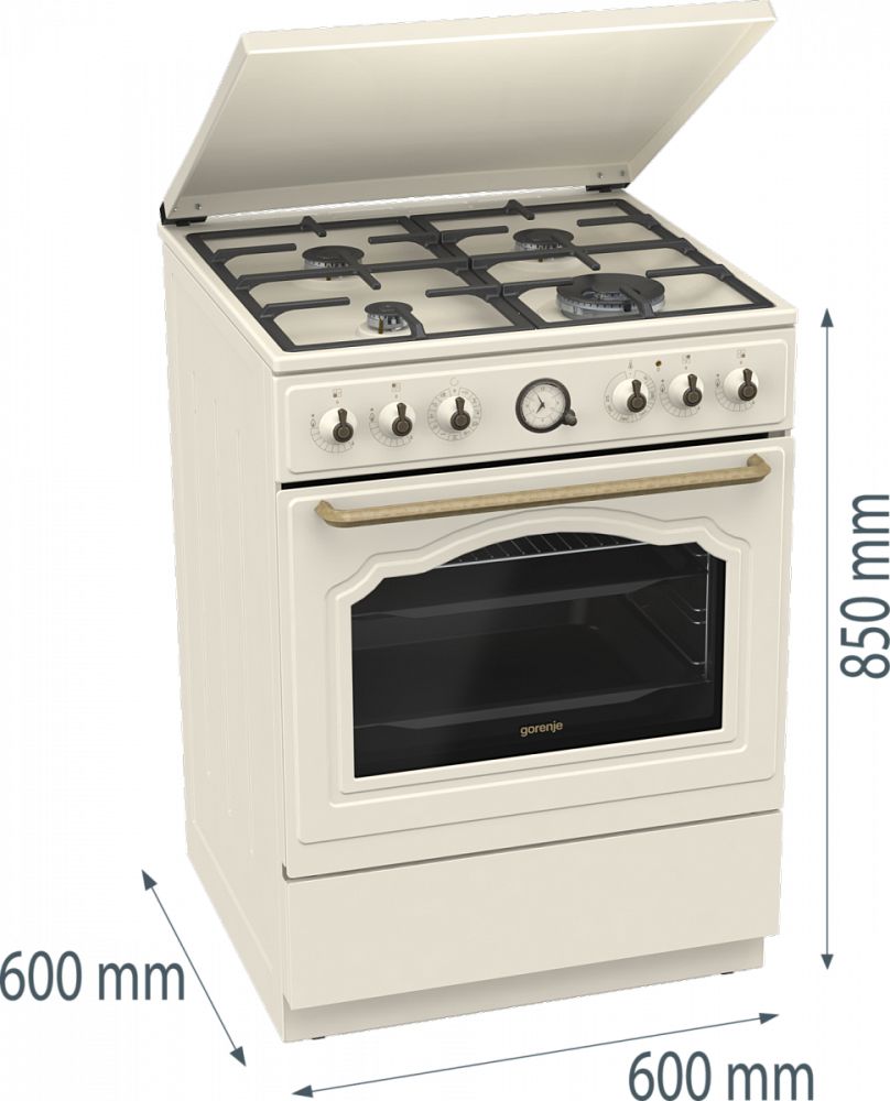 Плита комбинированная Gorenje GKS6C71CLI в TehnoAdept