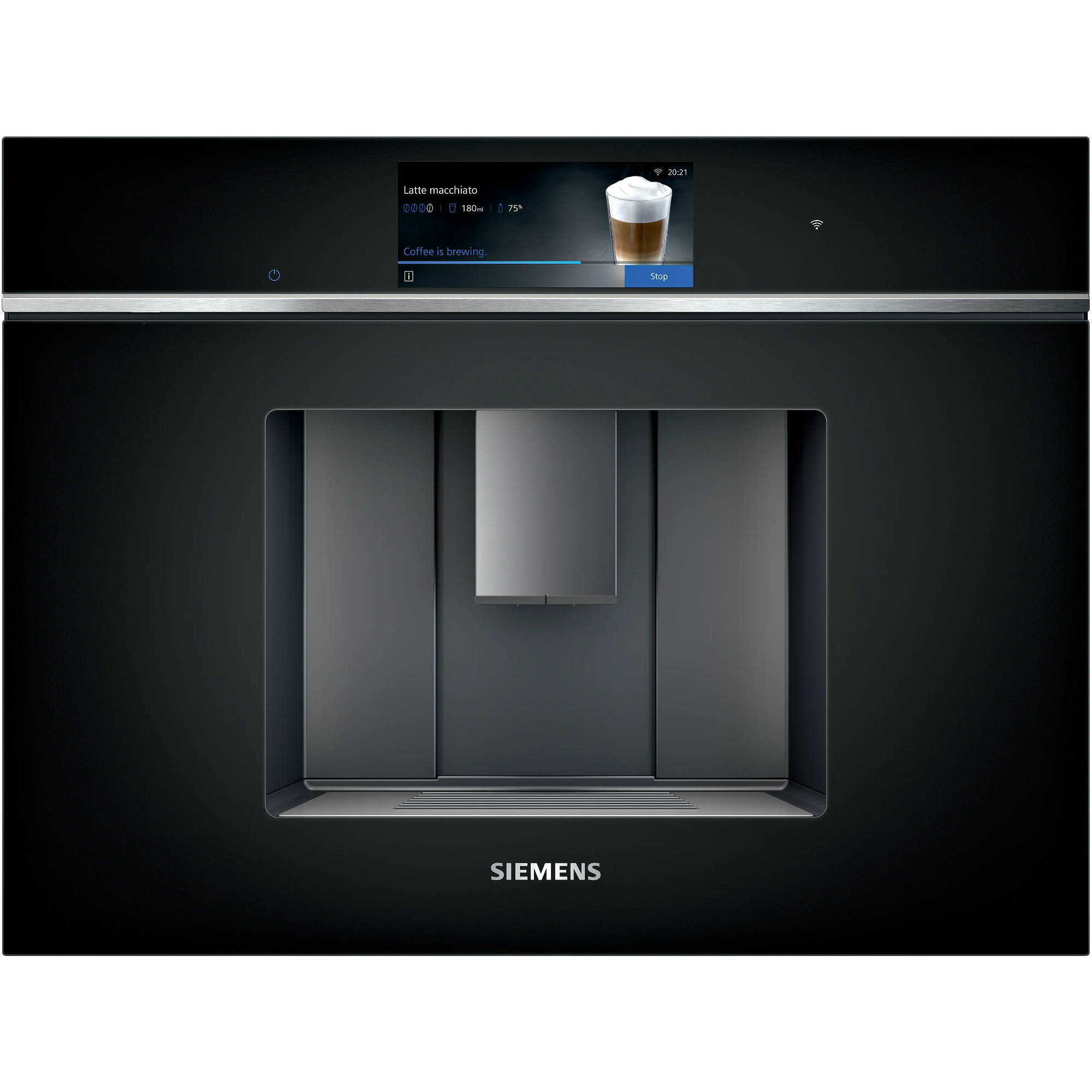 Кофемашина автоматическая встраиваемая Siemens CT718L1B0, черный в TehnoAdept