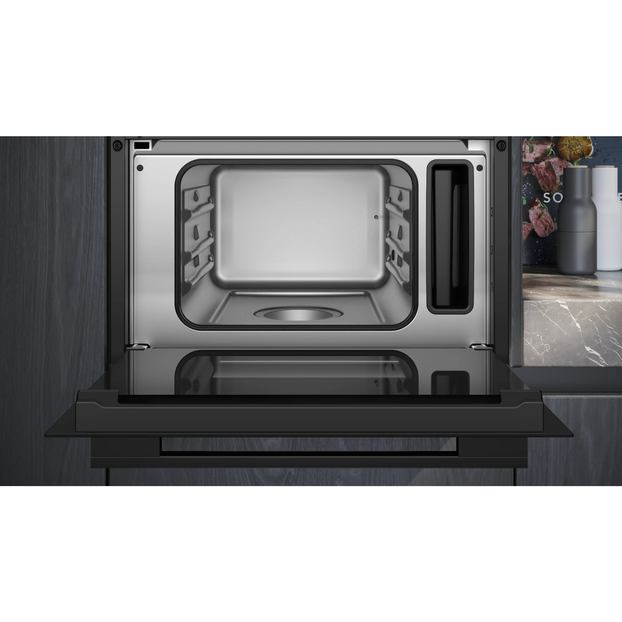 Пароварка встраиваемая Siemens CD714GXB1, черный в TehnoAdept