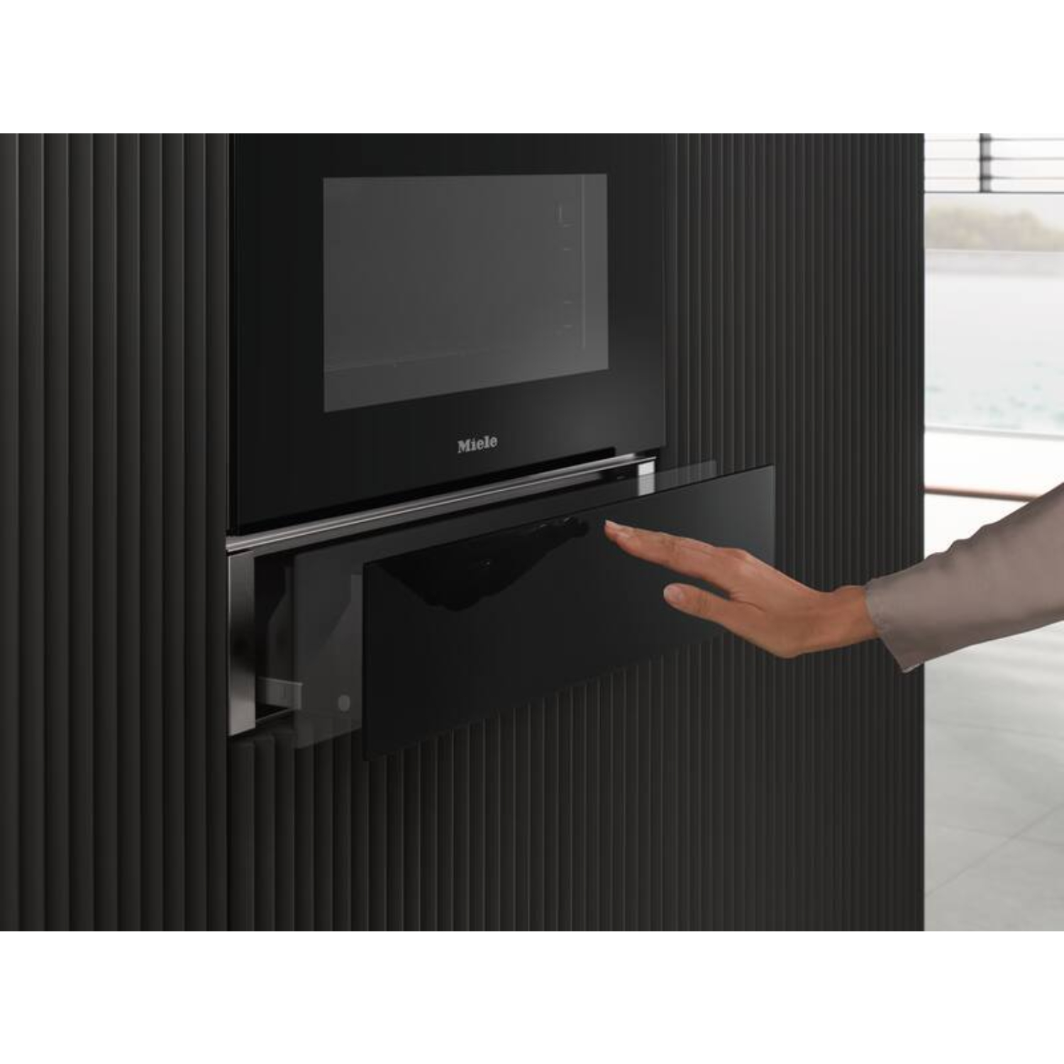 Подогреватель посуды Miele ESW 7020 OBSW Obsidian Black, черный обсидиан в TehnoAdept