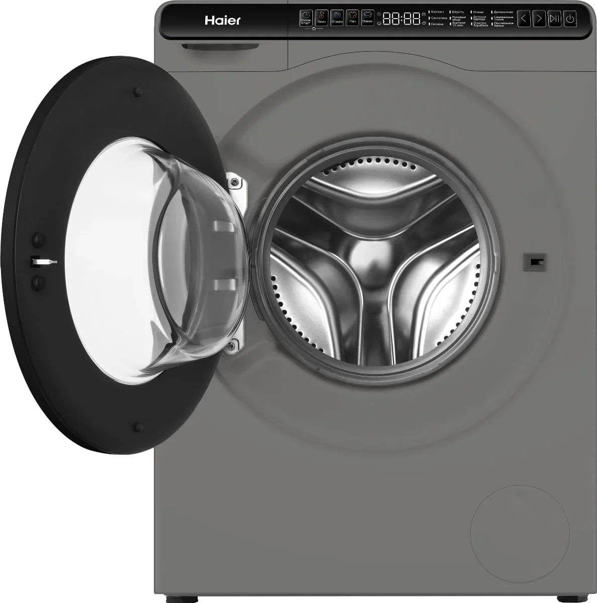 Стиральная машина Haier HW50-BP1026S, серый в TehnoAdept