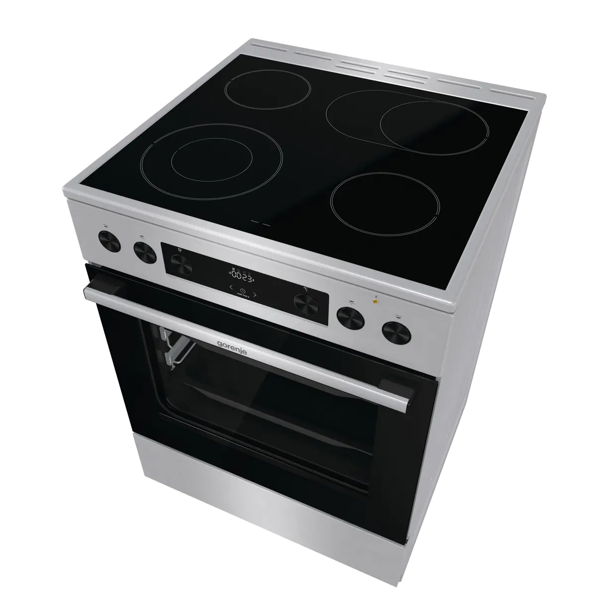 Плита электрическая Gorenje GECS6C70XPA, нержавеющая сталь в TehnoAdept