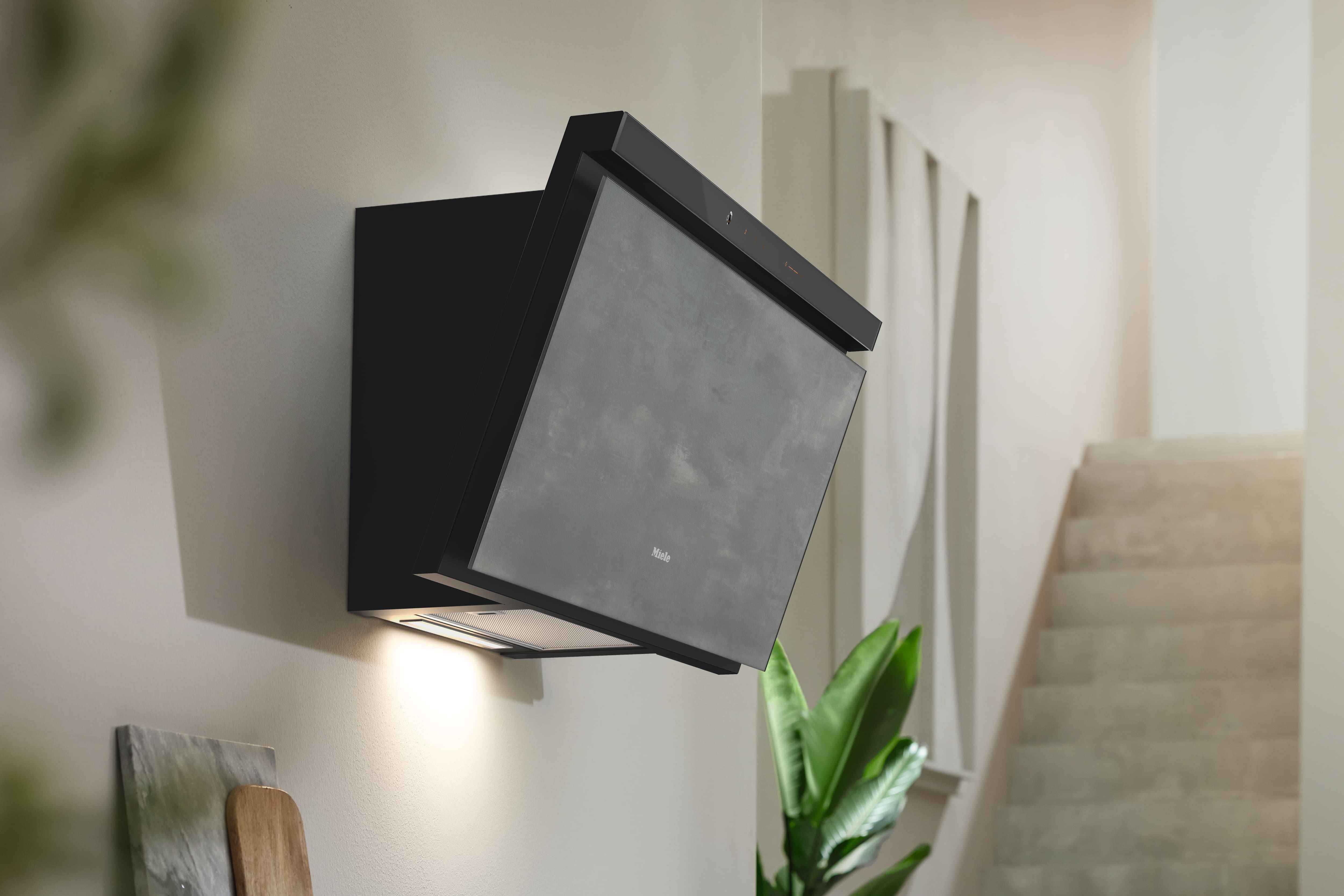 Вытяжка настенная Miele DAH 4970 Sienna CONO Concrete-Optic, бетон в TehnoAdept