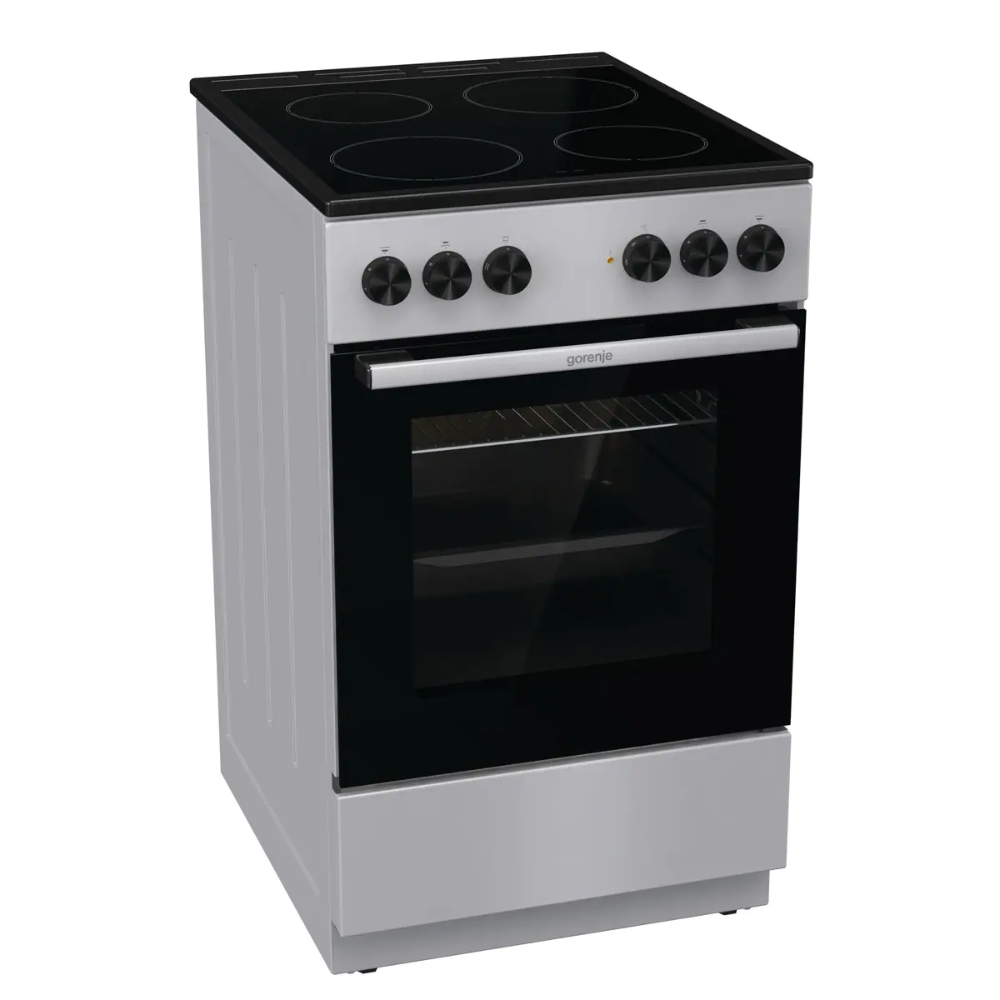 Плита электрическая Gorenje GEC5A12SG, серый/черный в TehnoAdept