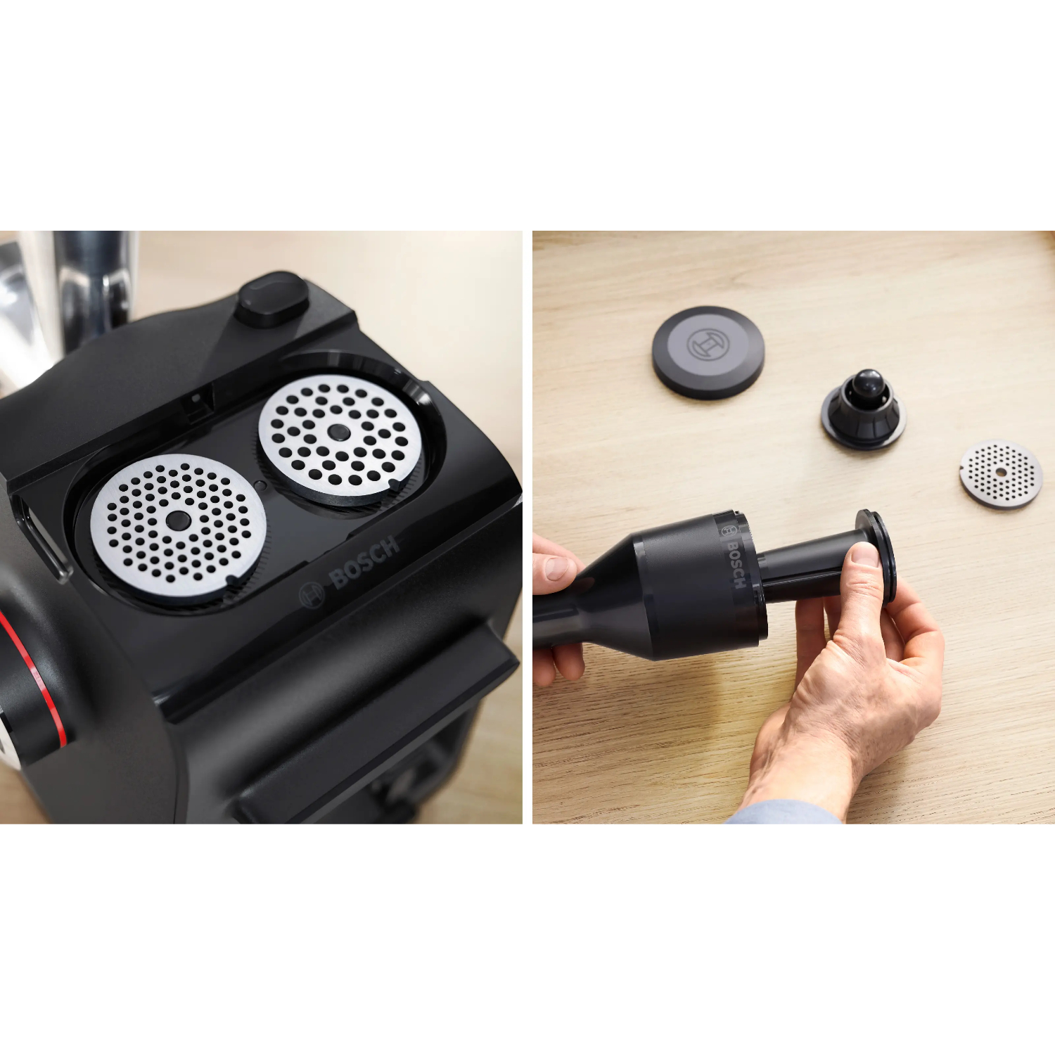 Мясорубка электрическая Bosch MFWS440B, черный в TehnoAdept