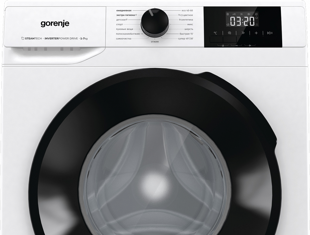 Стиральная машина Gorenje W1NGPI72SBS/C, белый в TehnoAdept