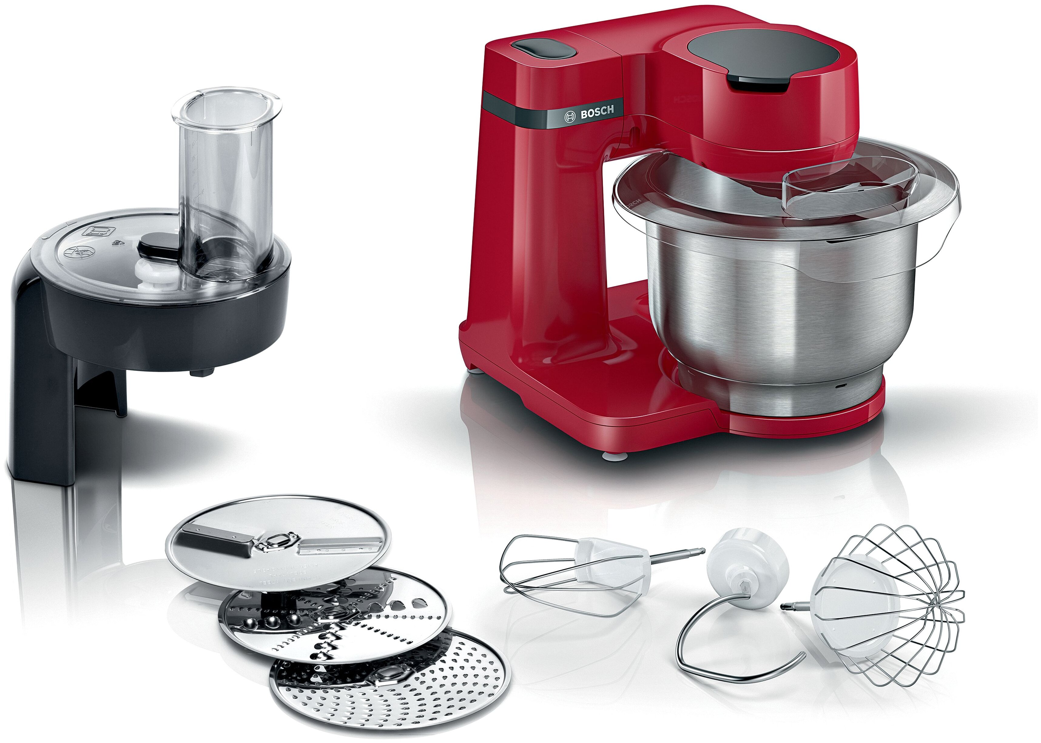 Комбайн кухонный Bosch MUMS2ER01 красный в TehnoAdept