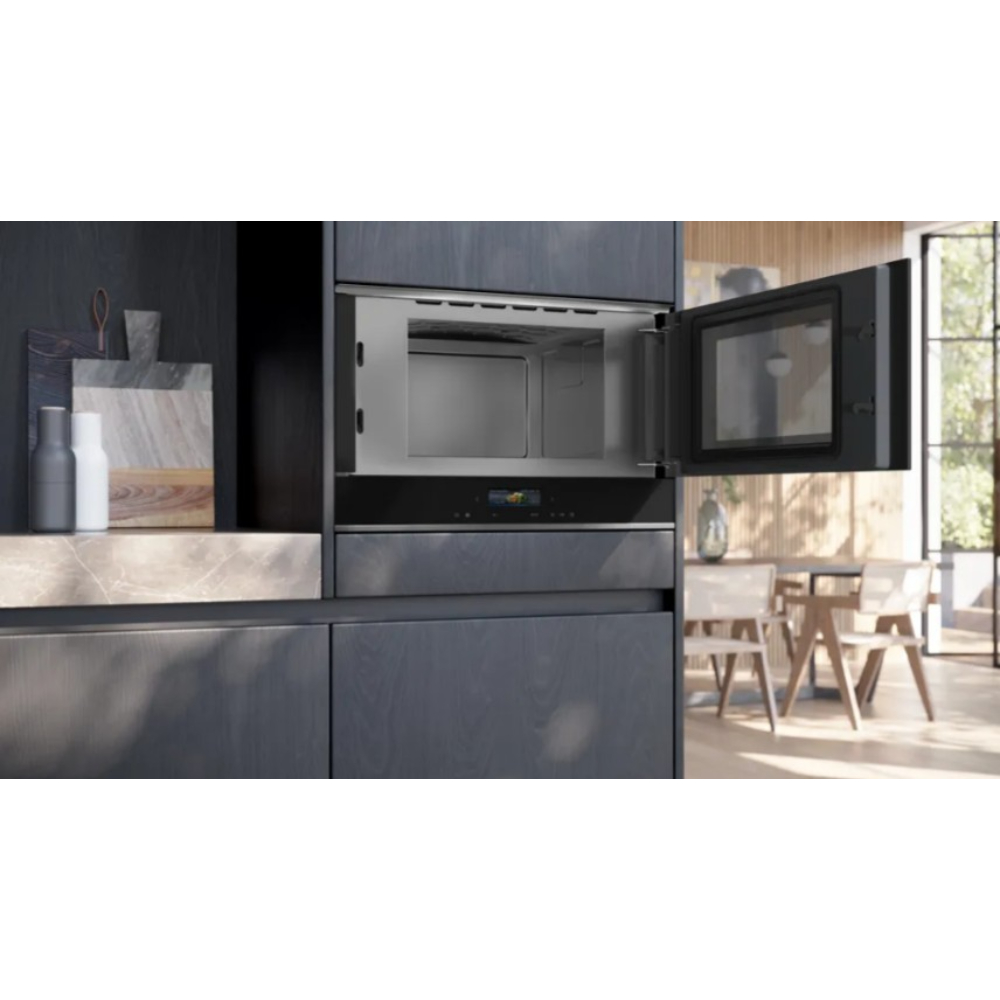 Микроволновая печь встраиваемая Siemens BF722R1B1, черный в TehnoAdept