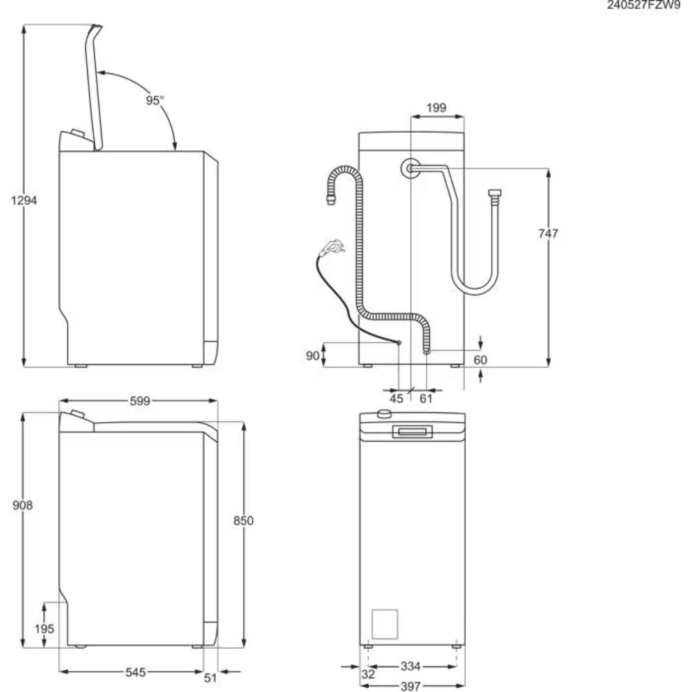 Стиральная машина Electrolux EW6T3372E, белый в TehnoAdept