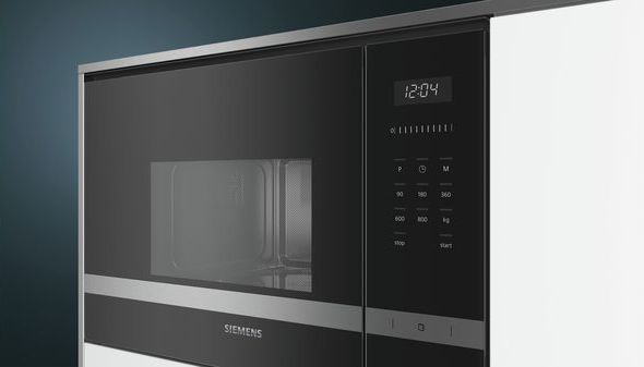Микроволновая печь встраиваемая Siemens BF525LMS0, черный/серебристый в TehnoAdept