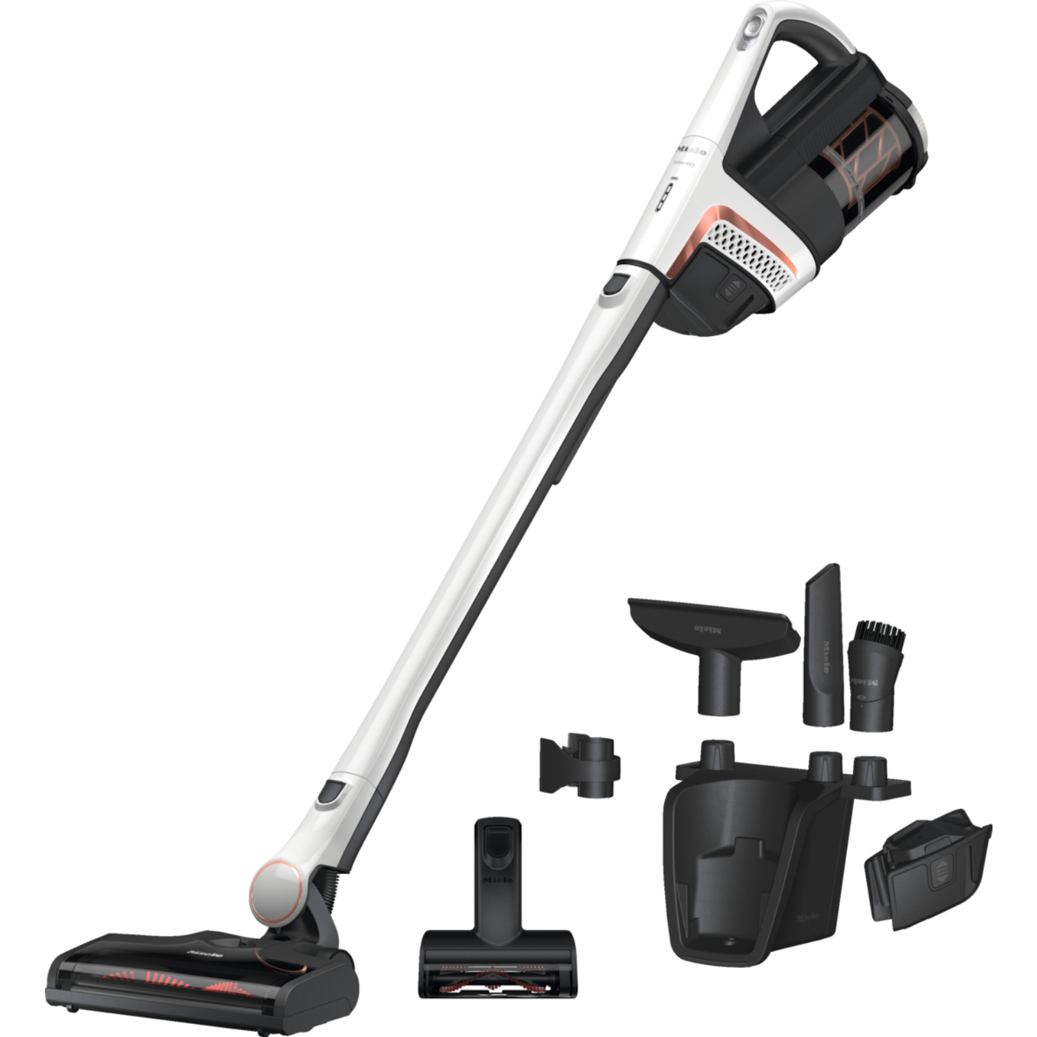 Пылесос вертикальный Miele Triflex HX2 Racer LOWE Lotus White, белый лотос в TehnoAdept
