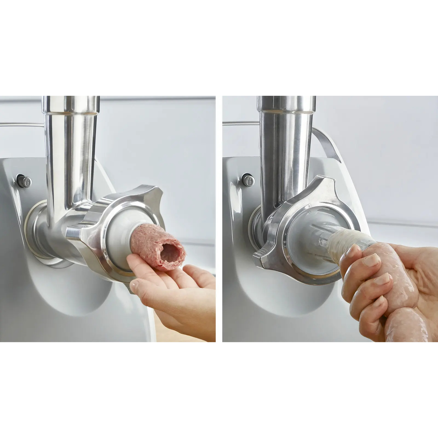 Мясорубка электрическая Bosch MFW45020, белый/серый в TehnoAdept