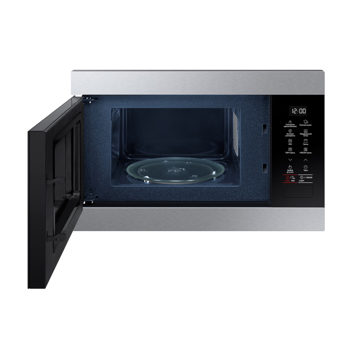 Микроволновая печь встраиваемая Samsung MG22M8074AT/BW, серебристый/черный в TehnoAdept