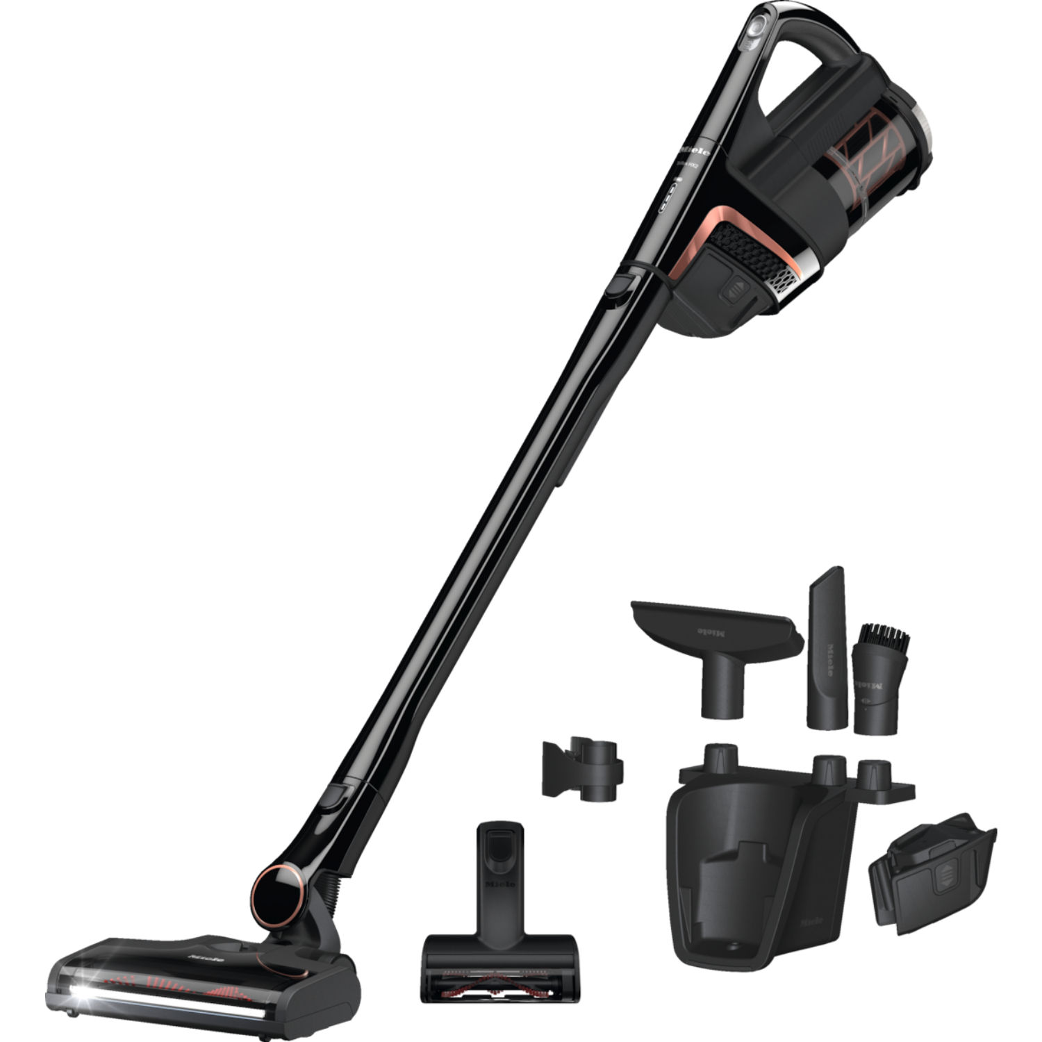 Пылесос вертикальный Miele Triflex HX2 Runner OBSW Obsidian Black, черный обсидиан в TehnoAdept