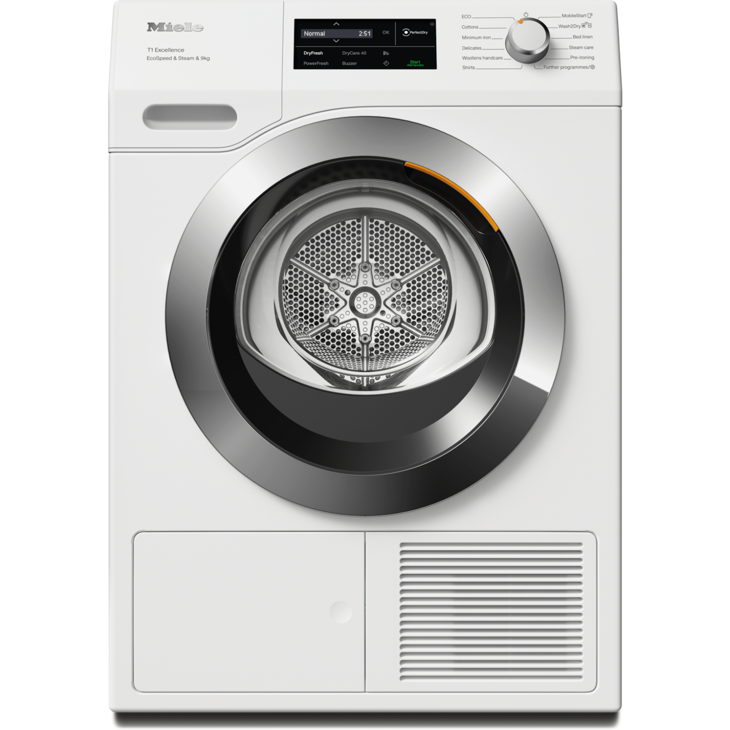 Сушильная машина Miele TEL695WP 125 Gala Edition LOWE Lotus White, белый лотос в TehnoAdept