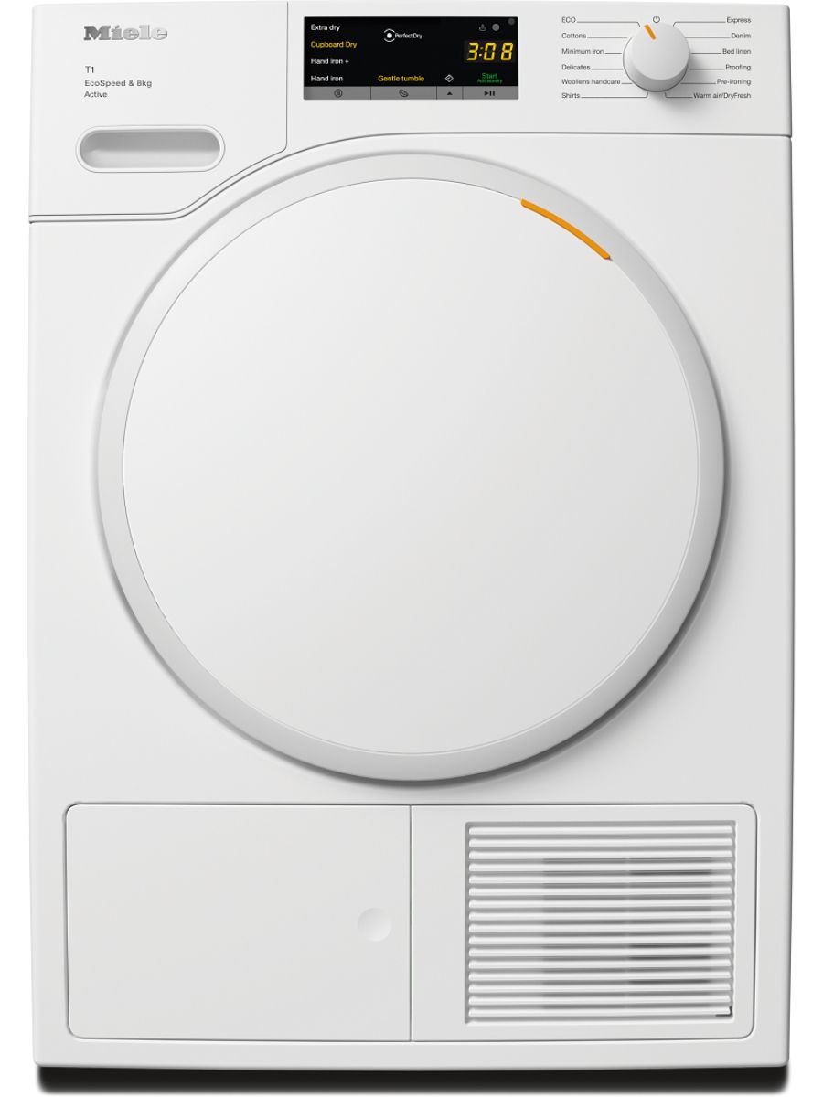 Сушильная машина Miele TWA520WP 8kg Active LOWE Lotus White, белый лотос в TehnoAdept