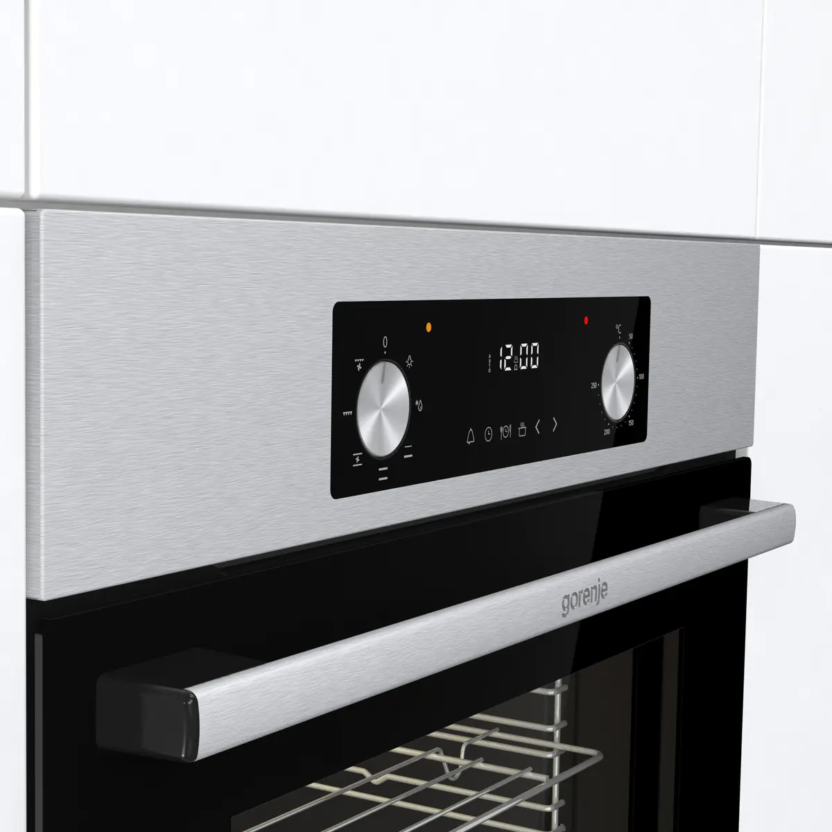 Духовой шкаф электрический Gorenje BO6635E01X, черный в TehnoAdept