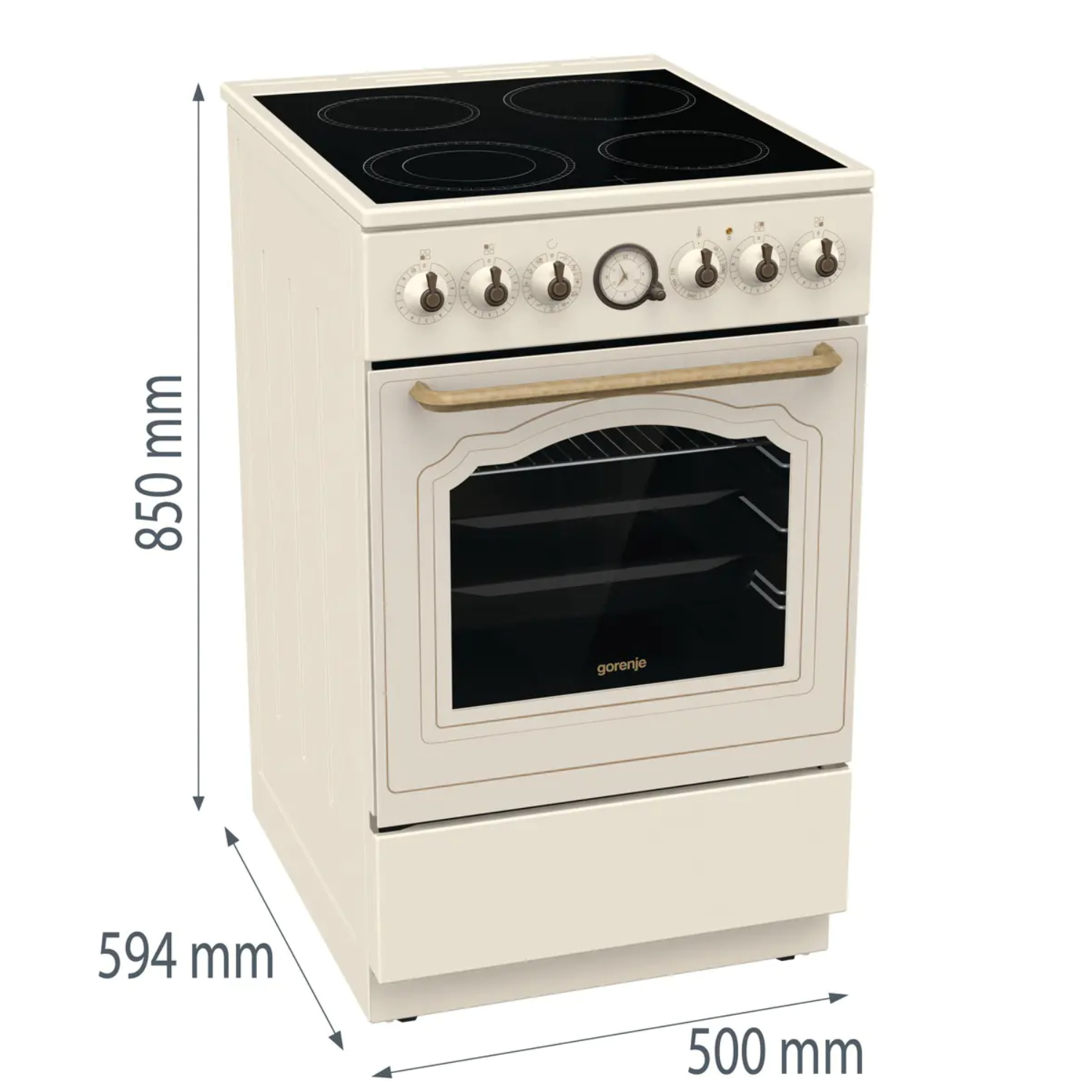 Плита электрическая Gorenje GECS5B70CLI в TehnoAdept