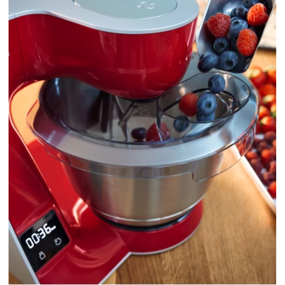 Кухонный комбайн Bosch MUM5X720, красный/серебристый в TehnoAdept