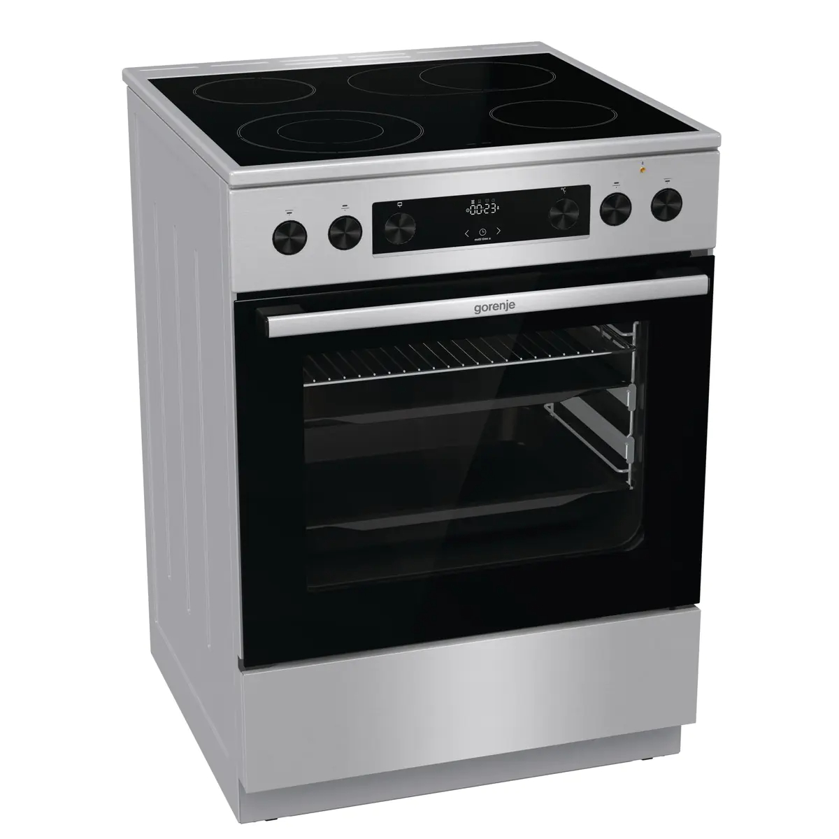 Плита электрическая Gorenje GECS6C70XPA, нержавеющая сталь в TehnoAdept
