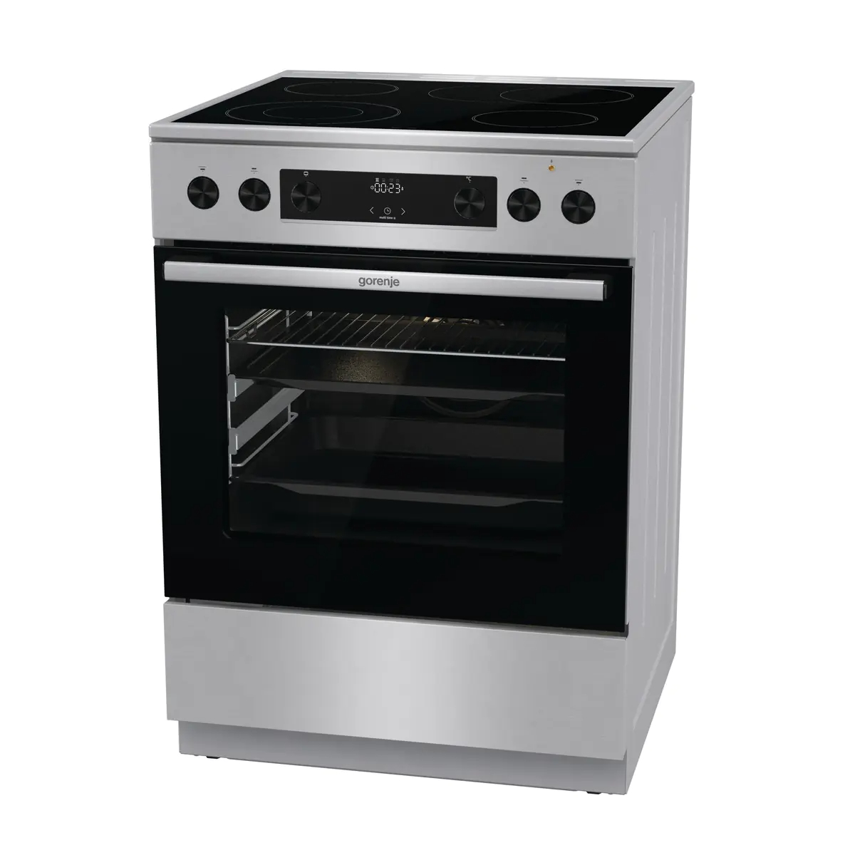 Плита электрическая Gorenje GECS6C70XPA, нержавеющая сталь в TehnoAdept