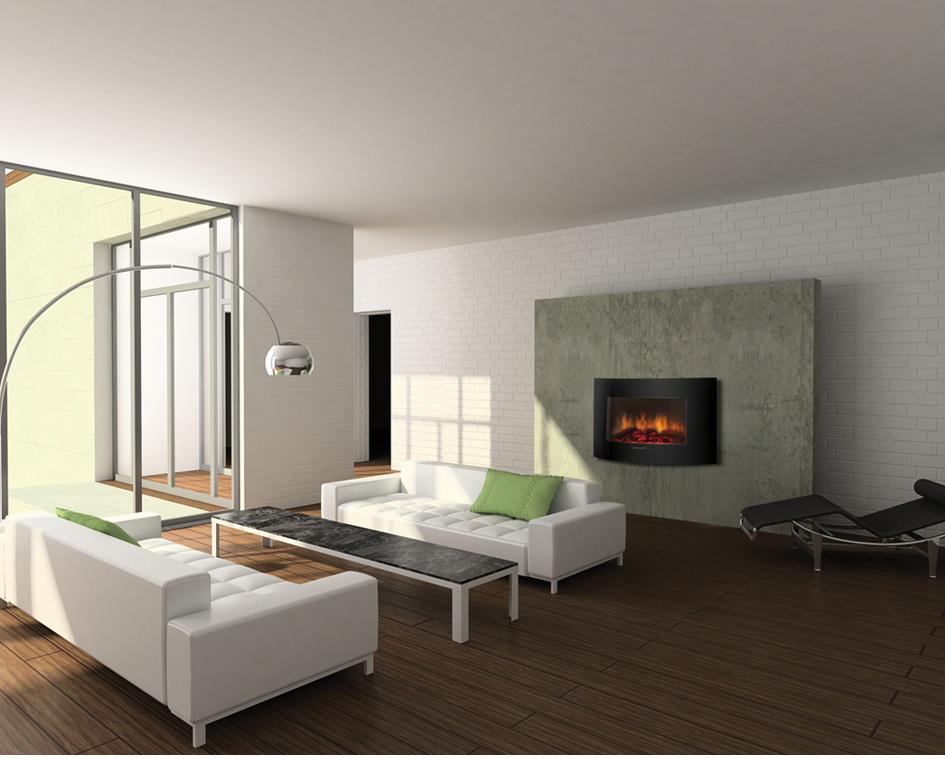 Камин электрический Electrolux EFP/W-1200URLS черный в TehnoAdept
