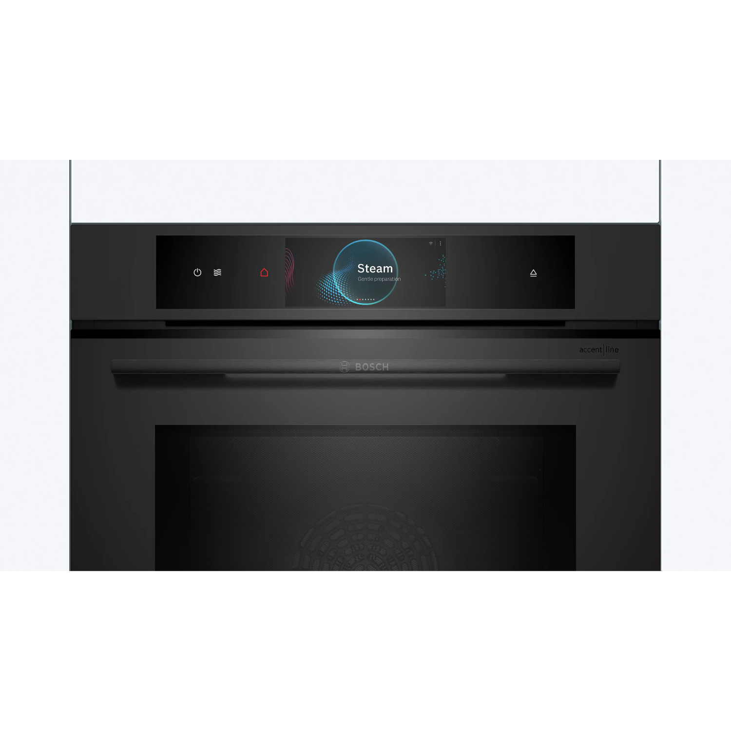 Духовой шкаф электрический c паром и СВЧ Bosch HNG978NM1, матовый черный в TehnoAdept