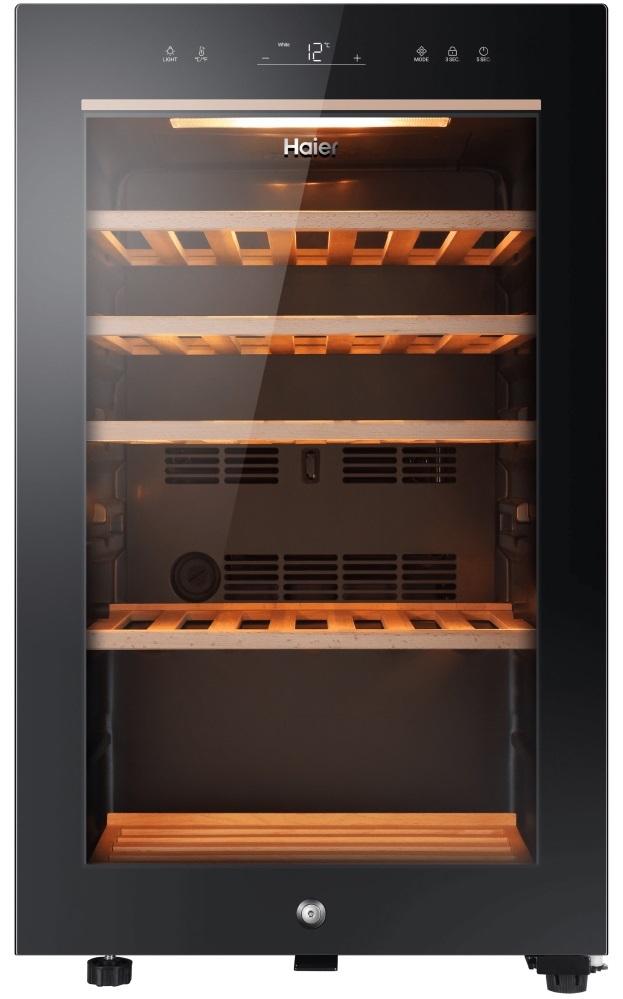 Винный шкаф Haier FWC49GA, черный в TehnoAdept
