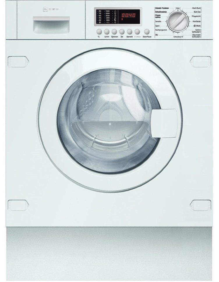 Стирально-сушильная машина встраиваемая Neff V6540X3, белый в TehnoAdept