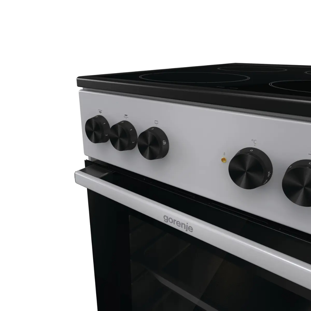 Плита электрическая Gorenje GEC5A12SG, серый/черный в TehnoAdept