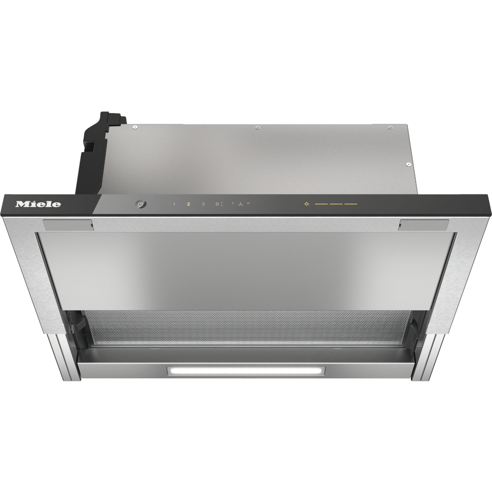 Вытяжка встраиваемая Miele DAS 4631 125 Edition OBSW Obsidian Black, черный/нержавеющая сталь в TehnoAdept