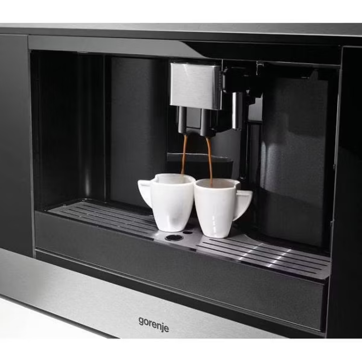 Кофемашина встраиваемая Gorenje CMA9200UX, нержавеющая сталь/черный в TehnoAdept