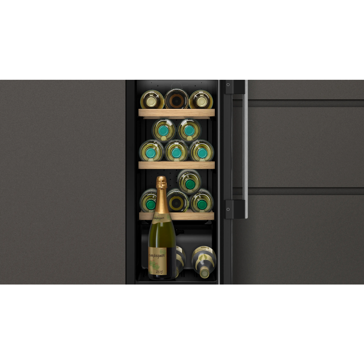 Винный шкаф встраиваемый Neff KU9202HF0, черный в TehnoAdept