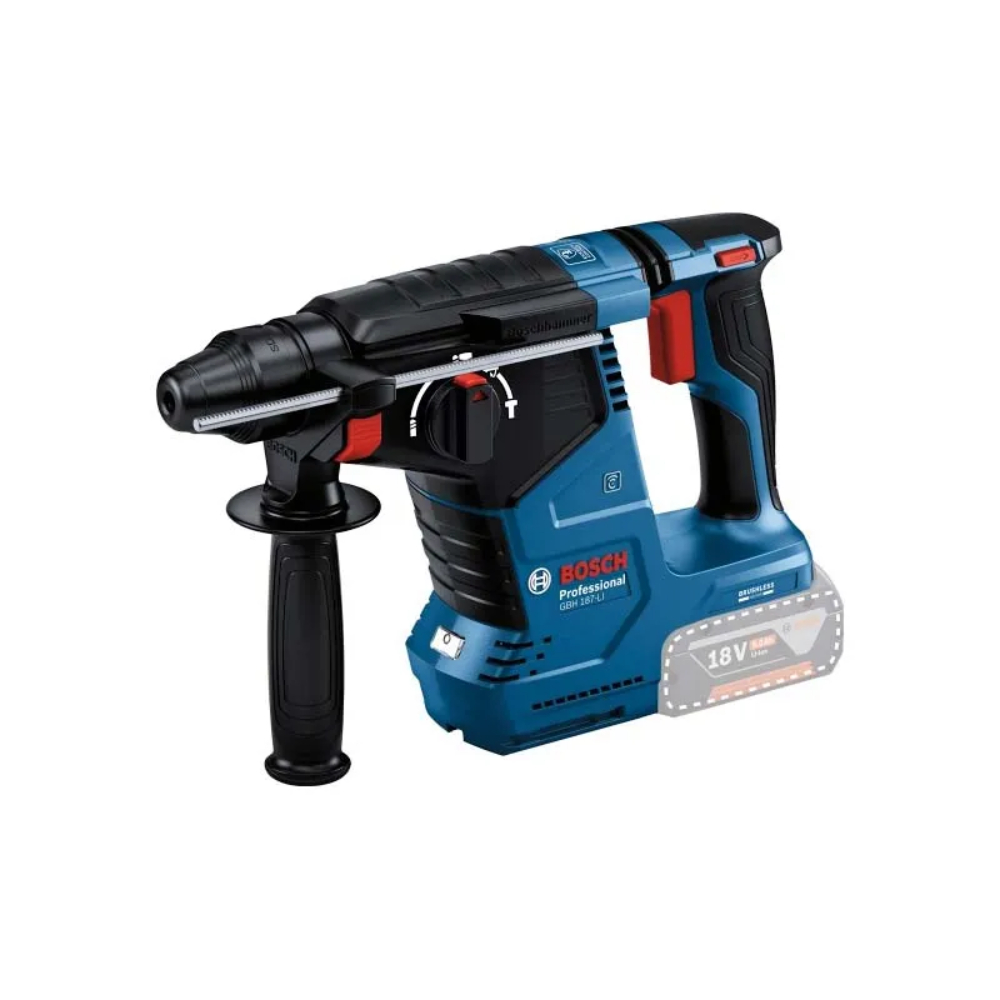 Перфоратор аккумуляторный BOSCH GBH 187-LI (без АКБ и ЗУ) в TehnoAdept