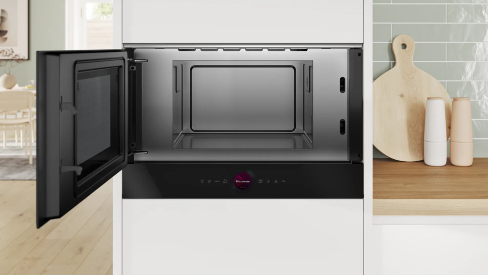 Микроволновая печь встраиваемая Bosch BFL9221B1, черный в TehnoAdept