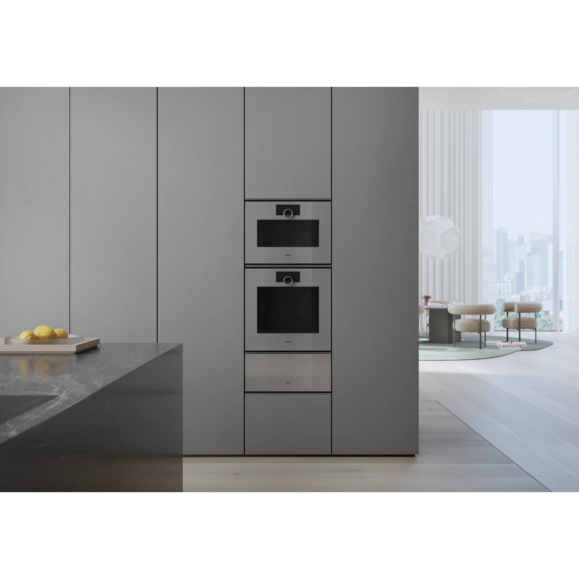 Духовой шкаф электрический Gaggenau GO250130, серебристый в TehnoAdept