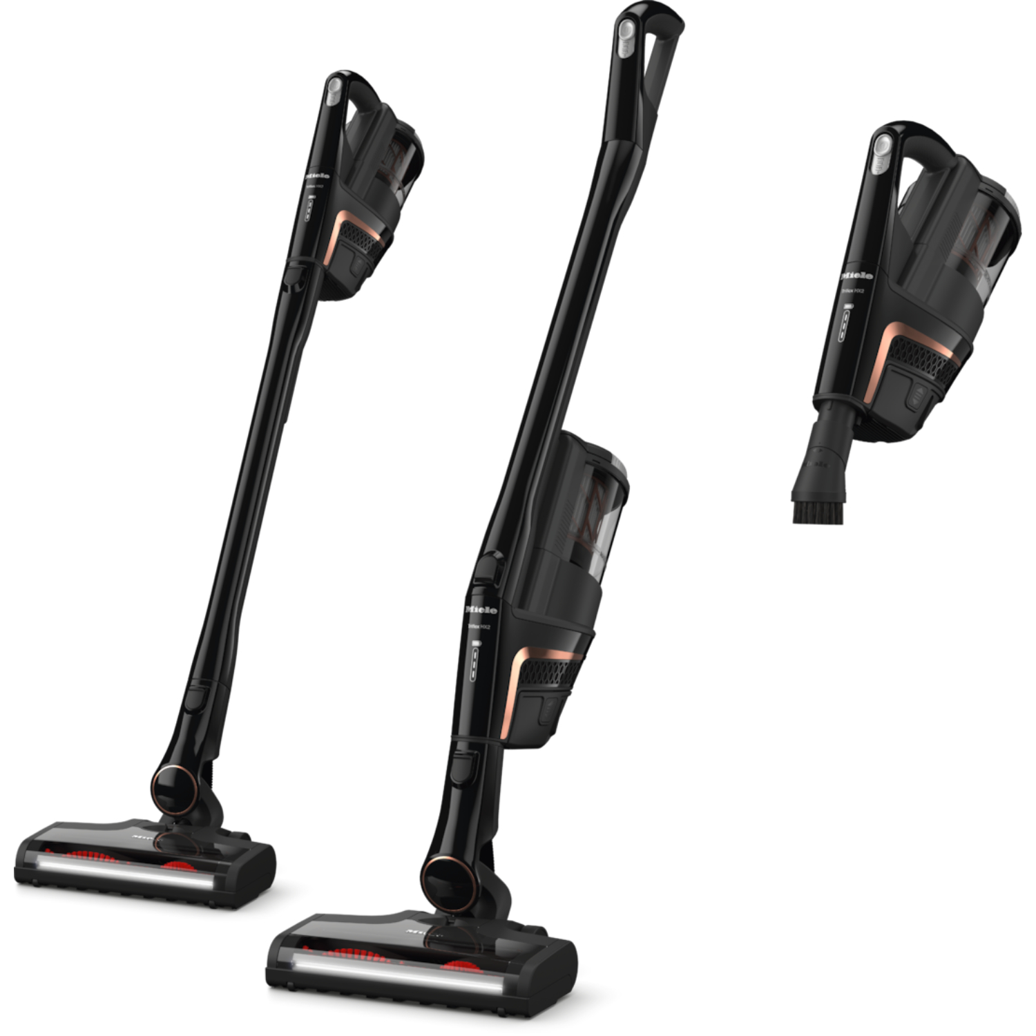Пылесос вертикальный Miele Triflex HX2 Runner OBSW Obsidian Black, черный обсидиан в TehnoAdept