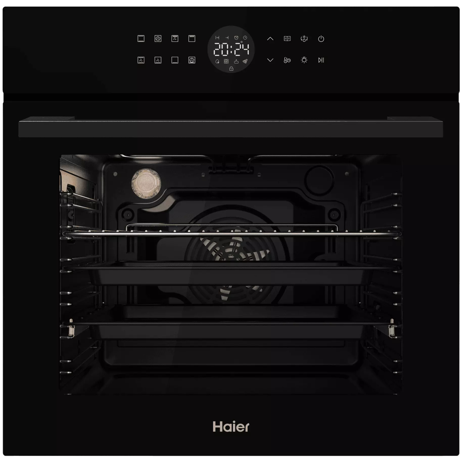 Духовой шкаф электрический Haier HOX-T08AMTB, черный в TehnoAdept